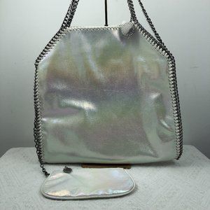 STELLA MCCARTNEY Falabella Shoulder Bag Metallic in Phantom Color